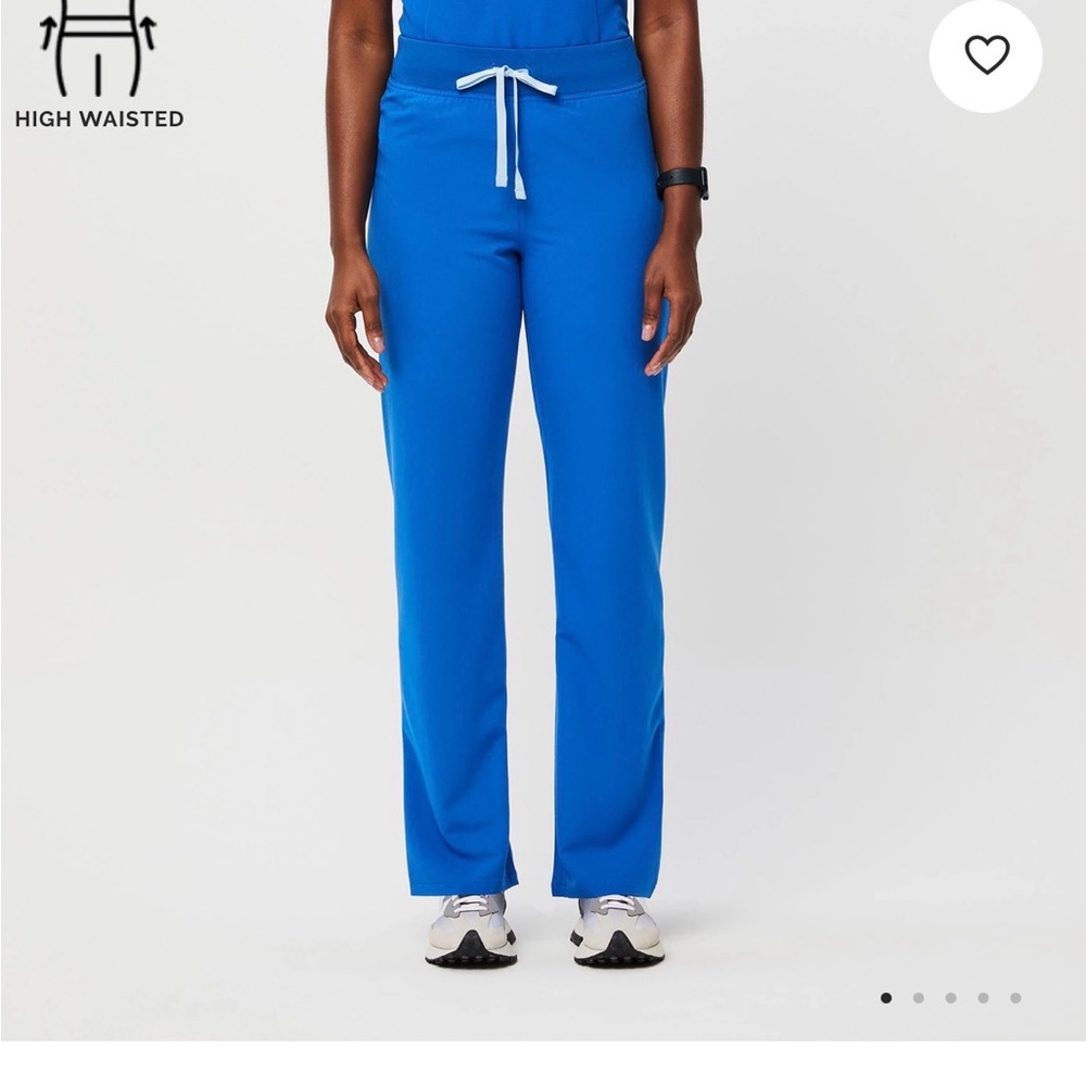 High Waisted Livingston Royal Blue Scrub Pants